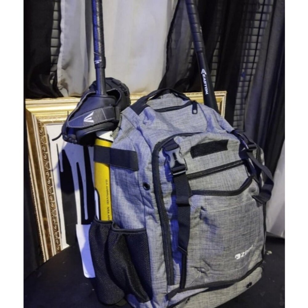 Baseball Bat Bag Backpack T-Ball & Softball Equipment & Gear for Youth and Adult